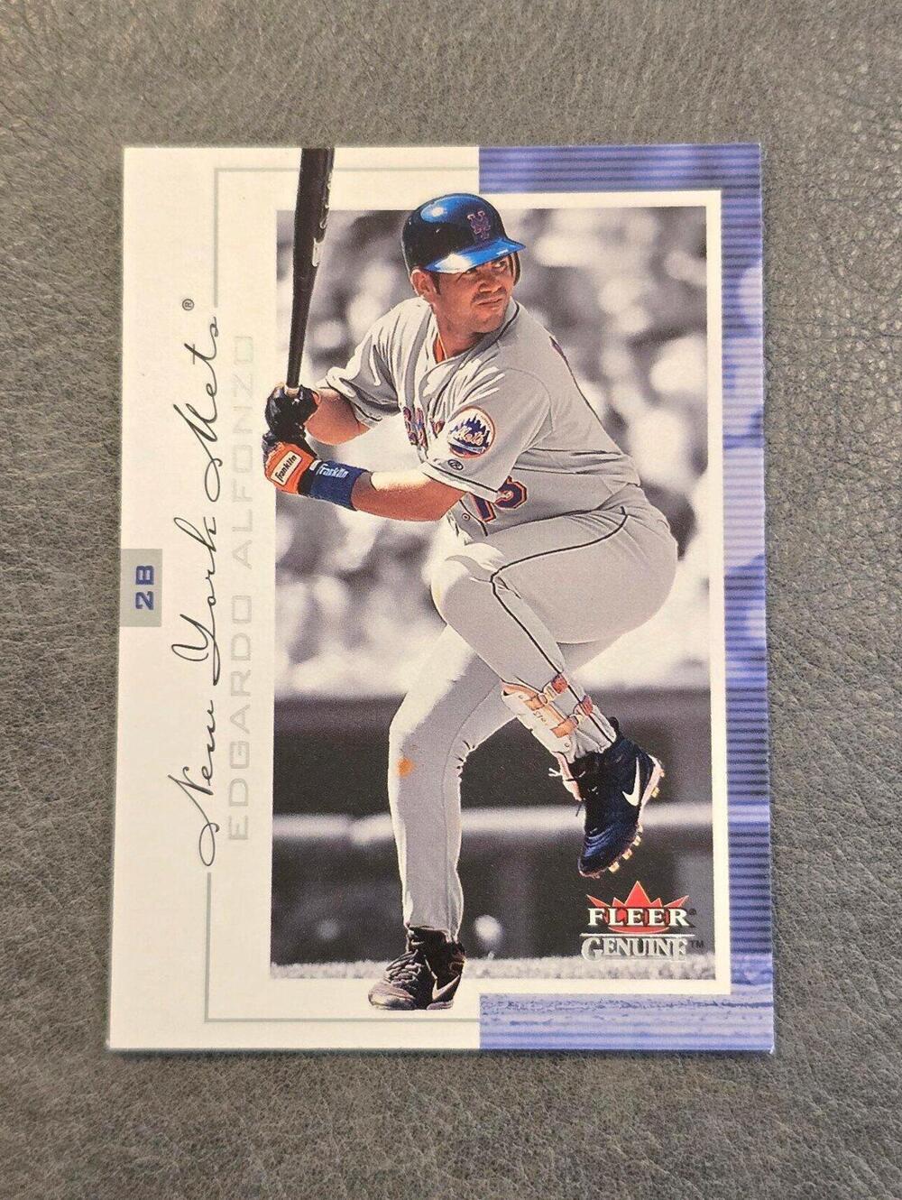 2001 Fleer Genuine #82 Edgardo Alfonzo Baseball Card